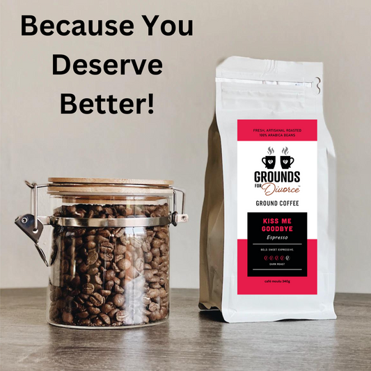 Kiss Me Good Bye - Espresso (Dark Roast Ground Coffee 340g)
