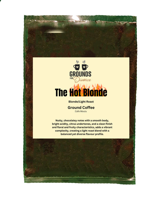 Single Serve Coffee Sachet w/ filter feat. The Hot Blonde Light Roast