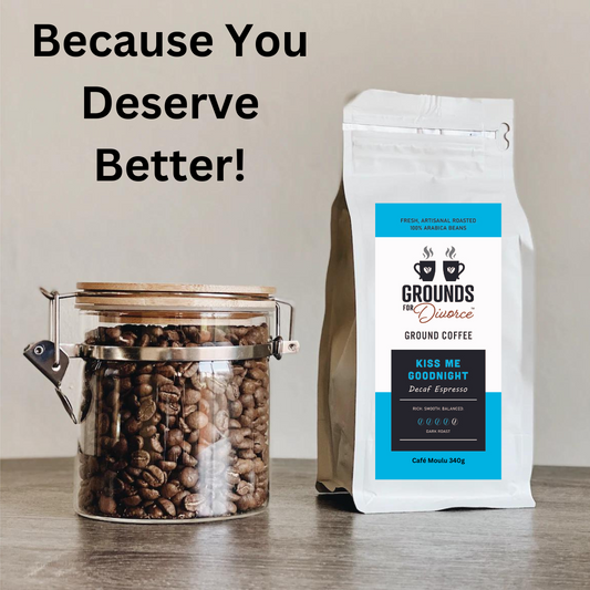 Kiss Me Goodnight - Espresso Decaf (Dark Roast, Swiss Water® Process, Ground Coffee 340g)